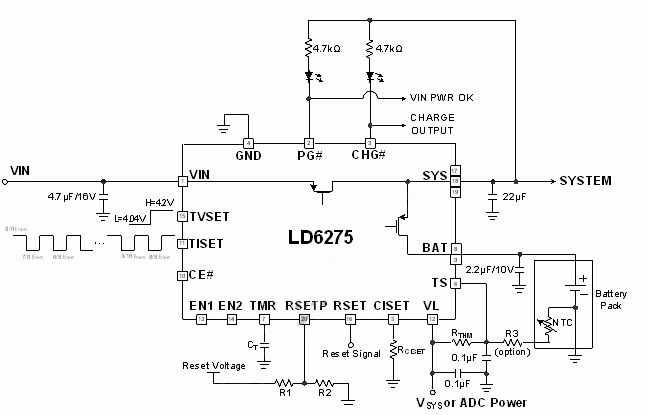 LD6275應(yīng)用電路圖