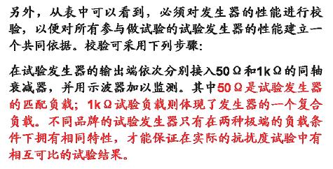 新標準對脈沖群發(fā)生器特性參數(shù)的要求