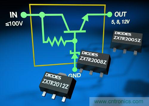  Diodes全新集成高壓穩(wěn)壓器晶體管，顯著提升功率密度和減少器件數(shù)量