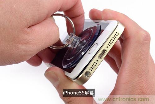 土豪金iPhone 5S拆解：內(nèi)部結(jié)構(gòu)升級(jí)，維修難度增加