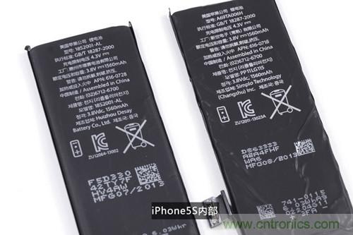 土豪金iPhone 5S拆解：內(nèi)部結(jié)構(gòu)升級(jí)，維修難度增加