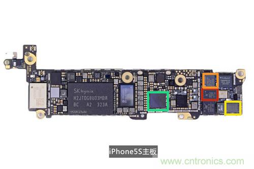 土豪金iPhone 5S拆解：內(nèi)部結(jié)構(gòu)升級(jí)，維修難度增加