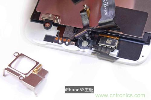 土豪金iPhone 5S拆解：內(nèi)部結(jié)構(gòu)升級(jí)，維修難度增加