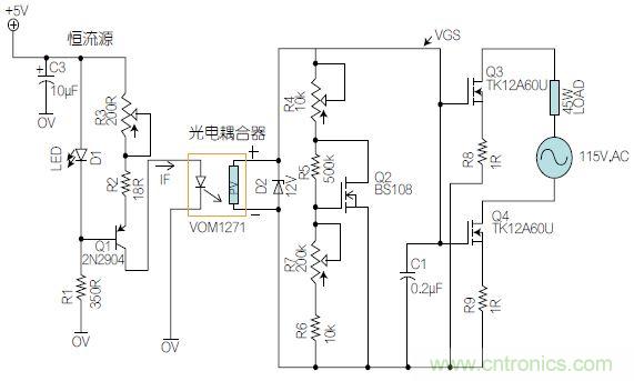 圖1：基于有源器件的線性區(qū)域進(jìn)行功率控制。