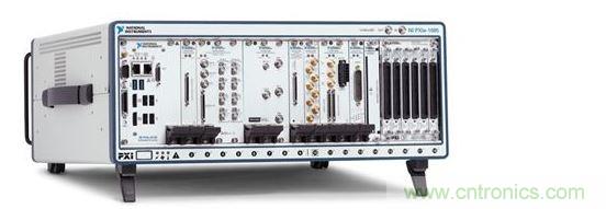 NI PXI Express機(jī)箱包含射頻分析儀和發(fā)生器、矢量網(wǎng)絡(luò)分析儀、開關(guān)、電源和嵌入式計算機(jī)