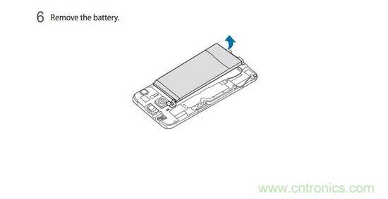 更換了S6智能手機(jī)的電池