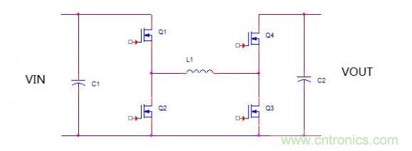 四開關(guān)buck-boost的拓撲