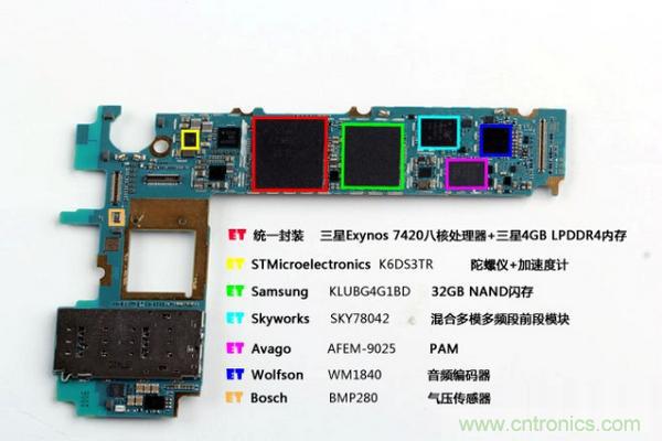 三星S6 Edge+拆解：比S6 Edge加在哪里？