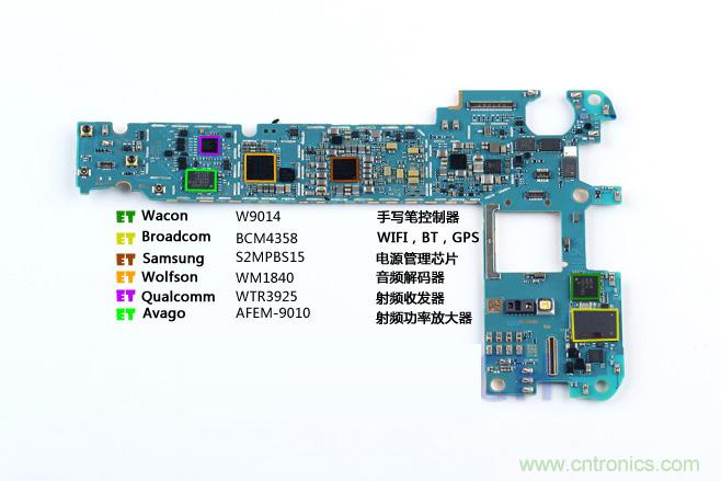 Galaxy Note5拆解，與S系列差距日漸模糊