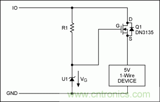 為5V 1-Wire®從器件提供過壓保護