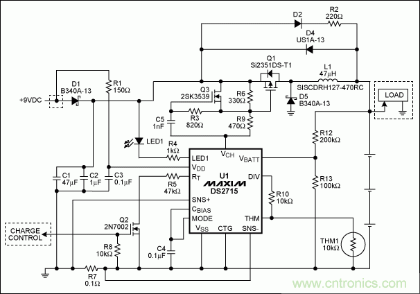 優(yōu)化DS2715電池充電器的負載切換功能