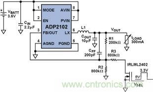DC-DC開關(guān)穩(wěn)壓器—— 在DSP系統(tǒng)中延長電池壽命