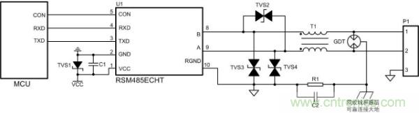 RS-485保護電路結電容對信號質(zhì)量的影響