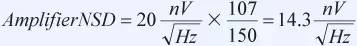 信號鏈中放大器噪聲對總噪聲有多少貢獻？