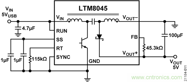 USB供電、915MHz ISM無線電頻段、具有過溫管理功能的1W功率放大器