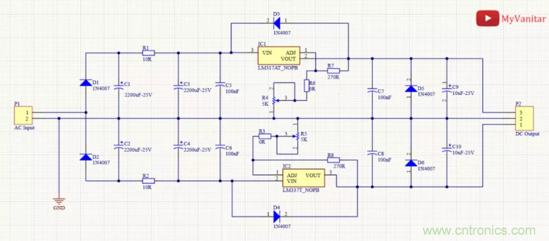 怎樣構(gòu)建可調(diào)線性AC-DC電源供用戶自由調(diào)節(jié)？