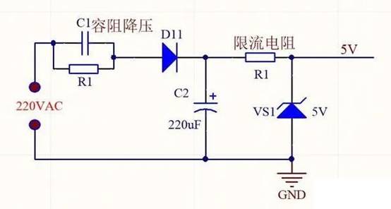 220V直接串聯(lián)電阻降壓5V能給手機(jī)充電嗎？